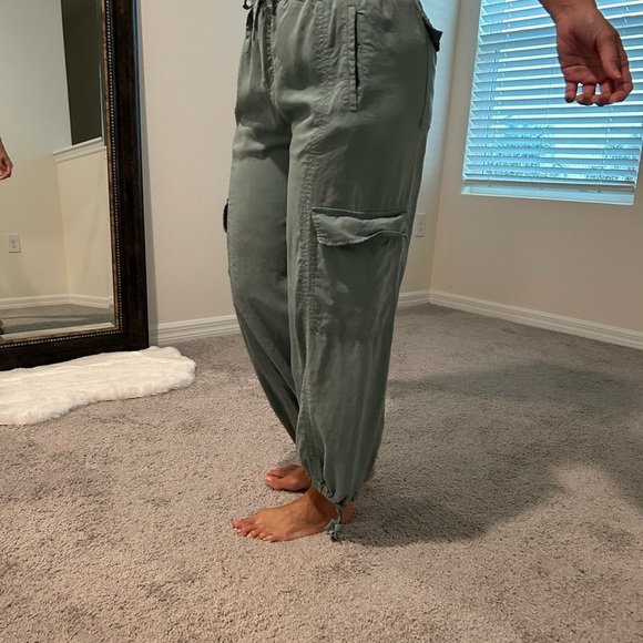 Splendid Sage Green Relaxed Trousers - Picture 5 of 10